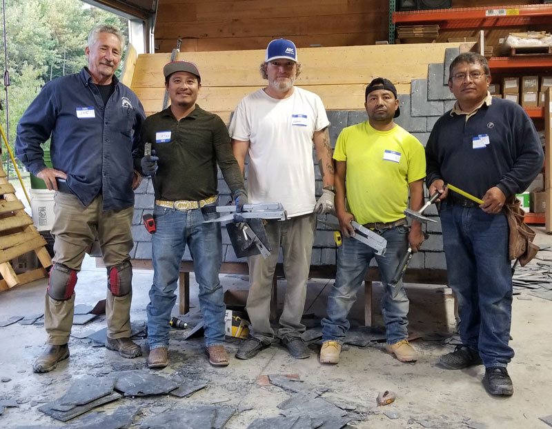 Slate Roof Installation Introductory Course  for N. W. Martin employees, September 20, 2023