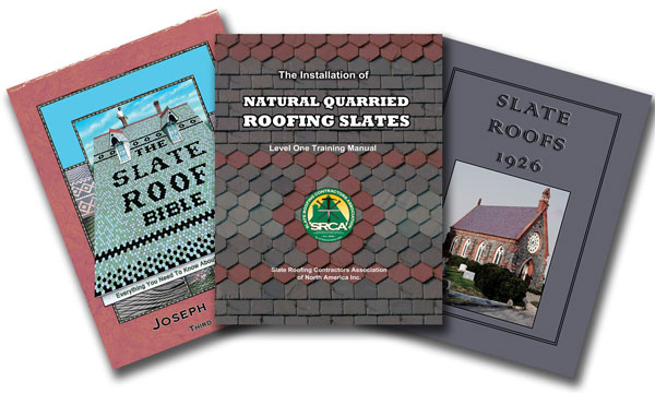 Slate Roof Installation training course handouts.