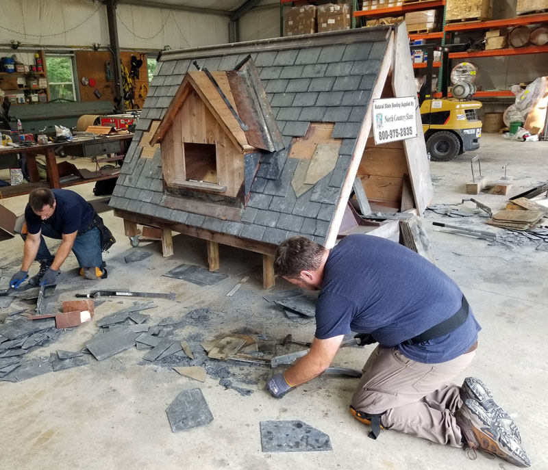 Slate Roof Repair and Restoration Introductory Course for Wiss Janey employees, August 25, 2023