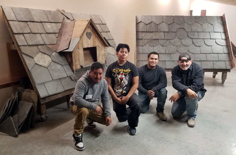 November 20, 2025 Introduction to Slate Roof Installation training class. November 20, 2025 Introduction to Slate Roof Installation training class.