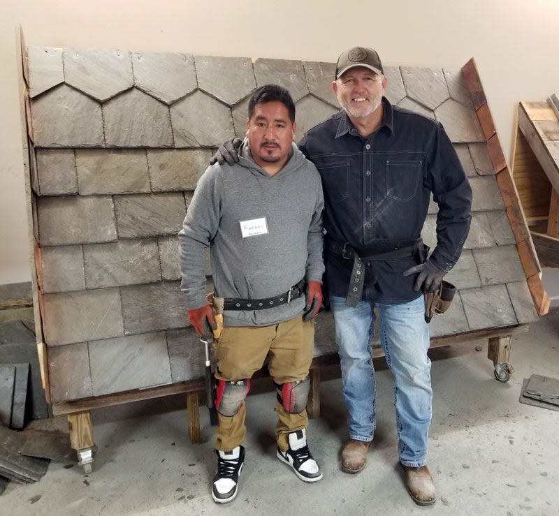 November 21, 2025 Introduction to Slate Roof Repair Class, taught by Joe Jenkins. November 21, 2025 Introduction to Slate Roof Repair Class, taught by Joe Jenkins.