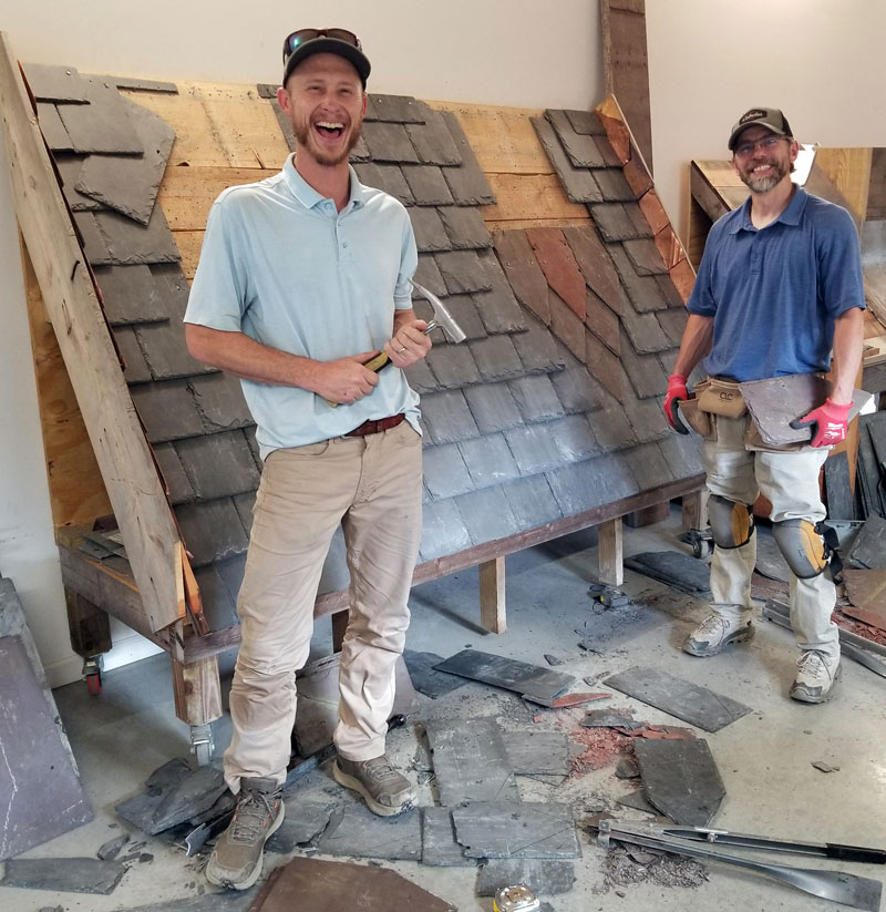 Slate Roof Repair class of April 24, 2026 - Taught by Joe Jenkins in Grove City, PA. Slate Roof Repair class of April 24, 2026 - Taught by Joe Jenkins in Grove City, PA.