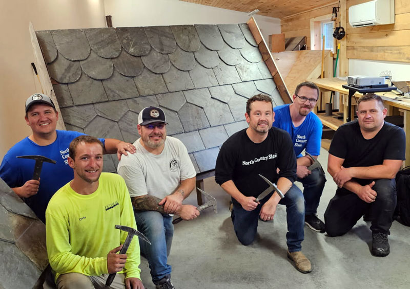 September 25, 2025 Slate Roof Installation class taught by Chad Brandon at the SRCA 20th Anniversary Conference near Grove City, PA. September 25, 2025 Slate Roof Installation class taught by Chad Brandon at the SRCA 20th Anniversary Conference near Grove City, PA.